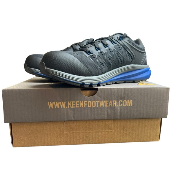 KEEN‎ Vista Energy Carbon Fiber Toe Work Shoe Women’s Size 8 M Black Utility - Picture 1 of 8